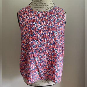 J. Crew flower tank